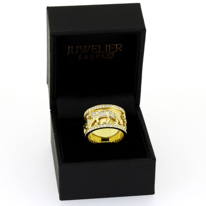 Ring 750 Gold 18 Kt - Brillanten 1,10 ct G - SI - Wert 3000,-