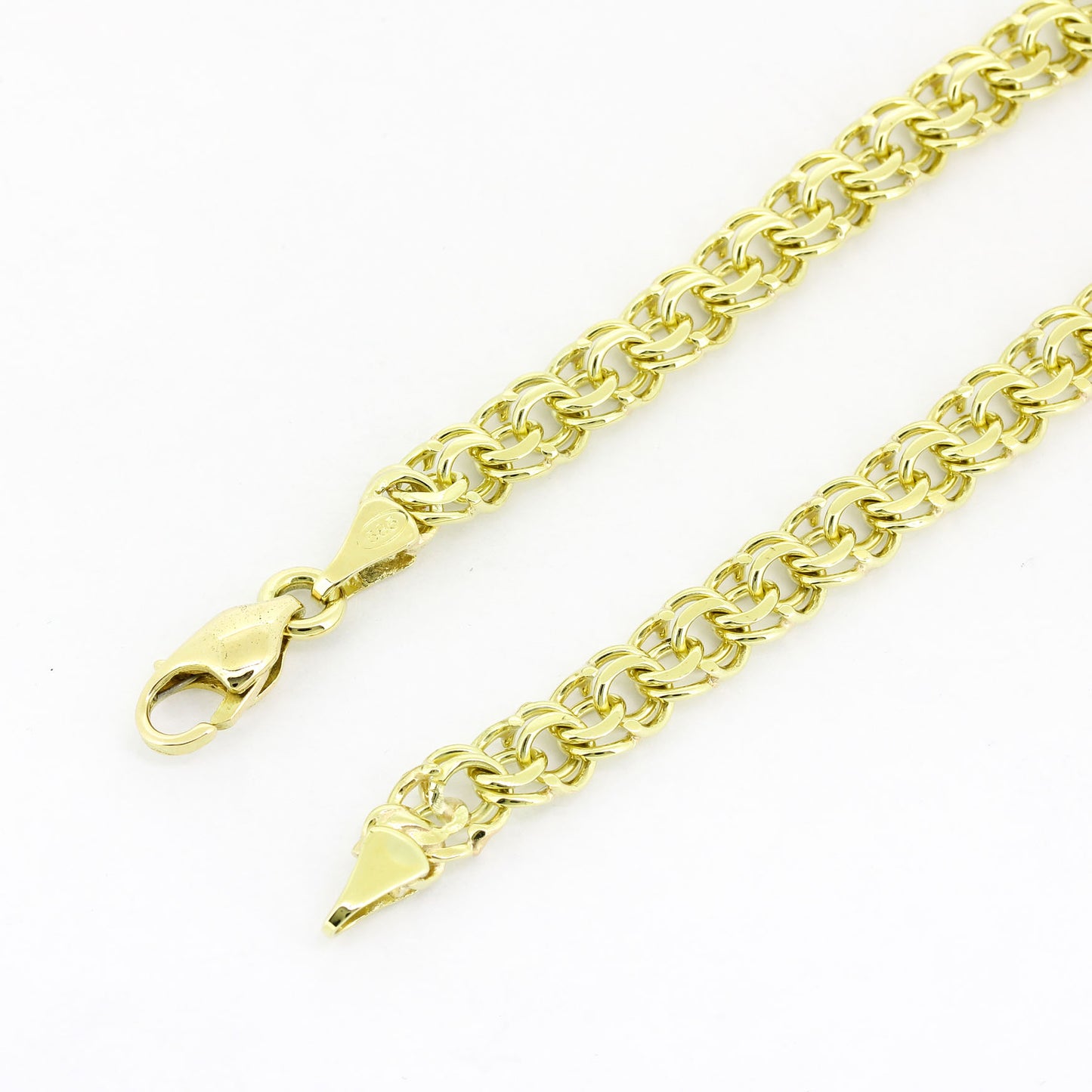 Armband 585 Gelbgold – 22 cm – 17,76 g – Breite 6,3 mm - Wert 3200,-