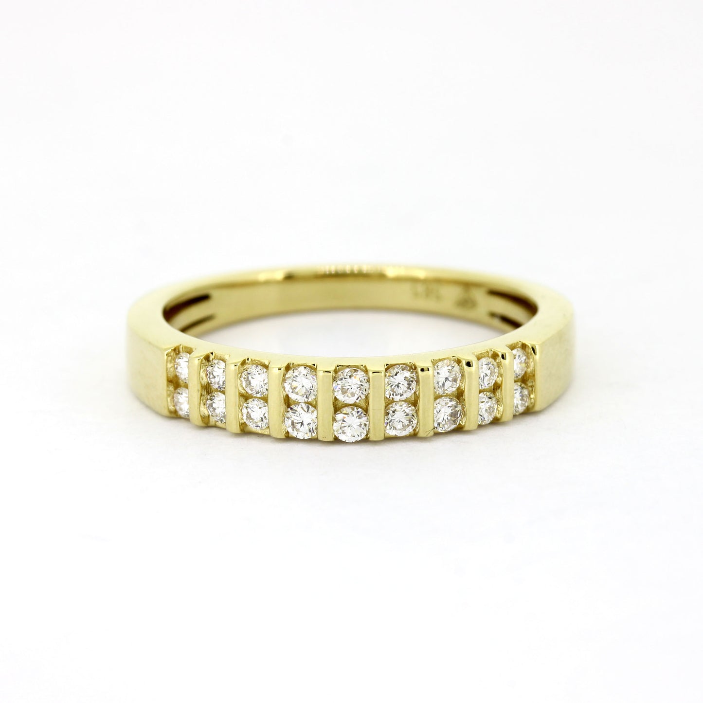 Ring 585 Gelbgold 14 Kt - Brillanten ca. 0,18 ct - G-SI - Wert 720,-