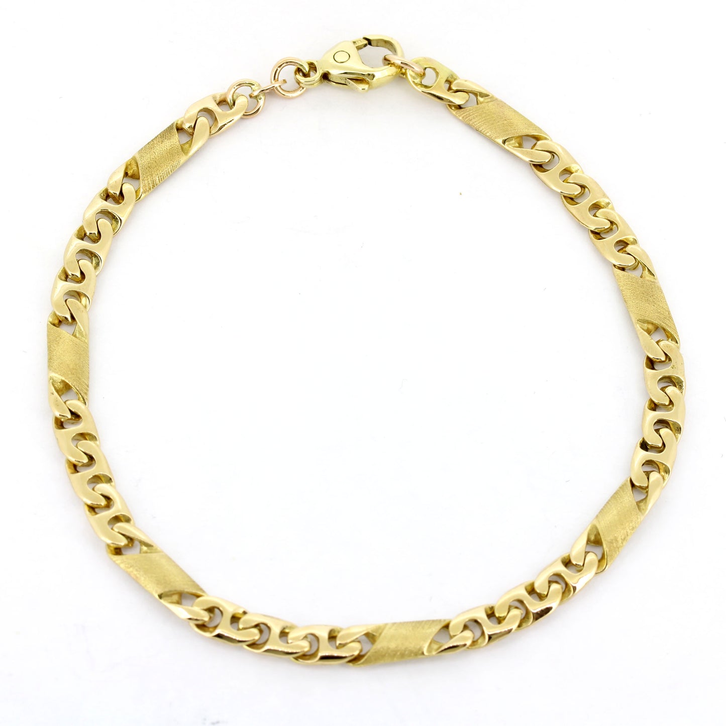 Armband 585 Gold 14 kt Gelbgold – 22 cm - Wert 2980,-