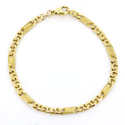 Armband 585 Gold 14 kt Gelbgold – 22 cm - Wert 2980,-