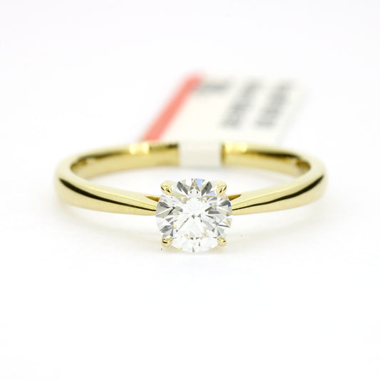Ring 585 Gold 14 Kt Gelbgold 0,50 ct Diamant Lab Grown CVD