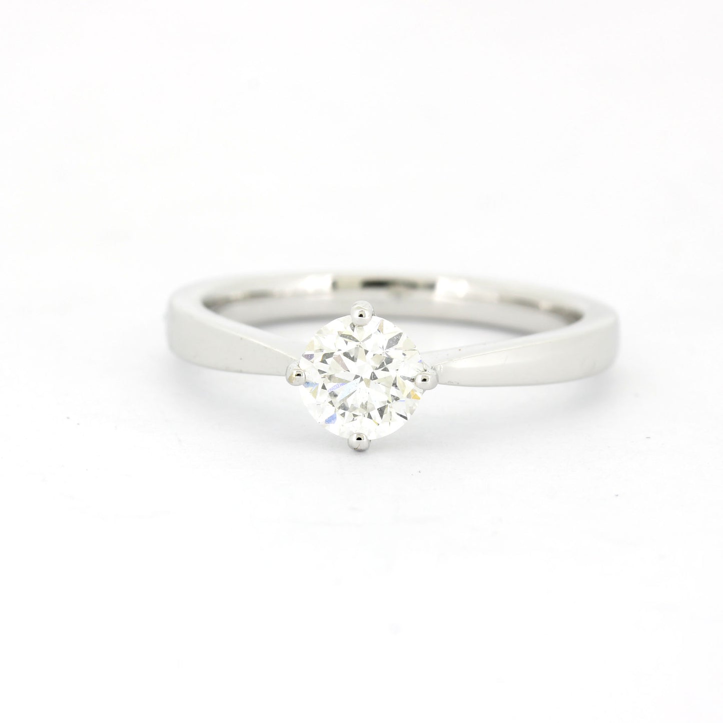 GIA Solitär Brillant Ring 585 Weißgold 14 Kt 0,61 ct E VVS1 - Wert 3800,-