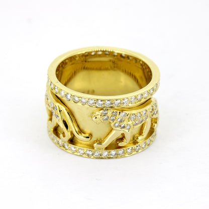 Ring 750 Gold 18 Kt - Brillanten 1,10 ct G - SI - Wert 3000,-