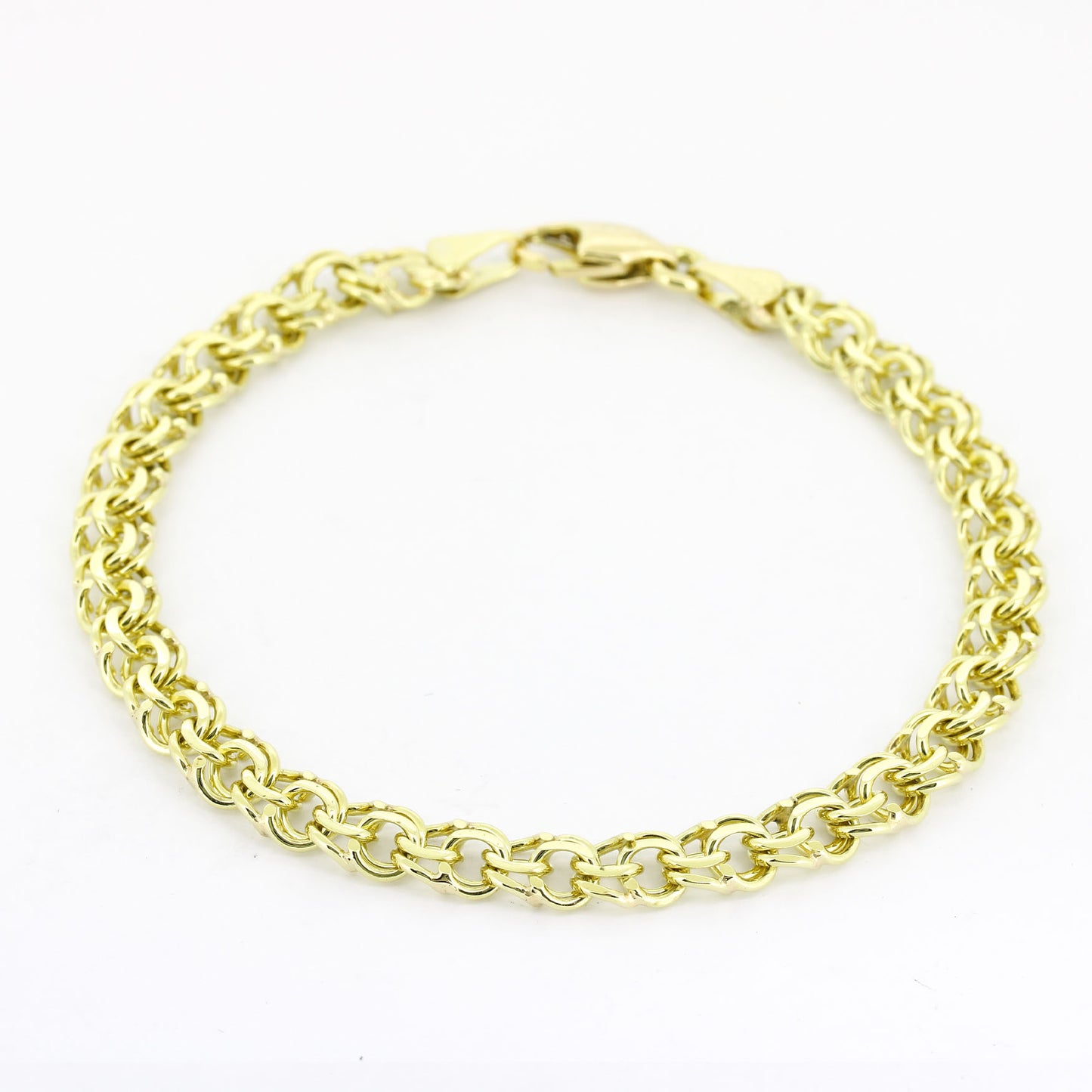 Armband 585 Gelbgold – 22 cm – 17,76 g – Breite 6,3 mm - Wert 3200,-