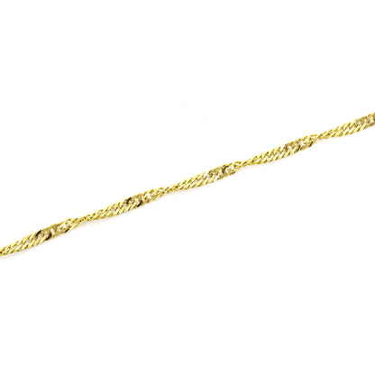 Kette 750 Gold 18 kt Gelbgold - 50 cm lang - Wert 1470,-