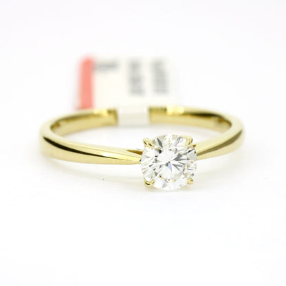 Ring 585 Gold 14 Kt Gelbgold 0,50 ct Diamant Lab Grown CVD
