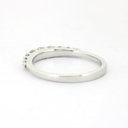 Memoire Ring 585 Weißgold 14 Kt mit Brillanten ca. 0,45 ct W/SI - Wert 1200,-