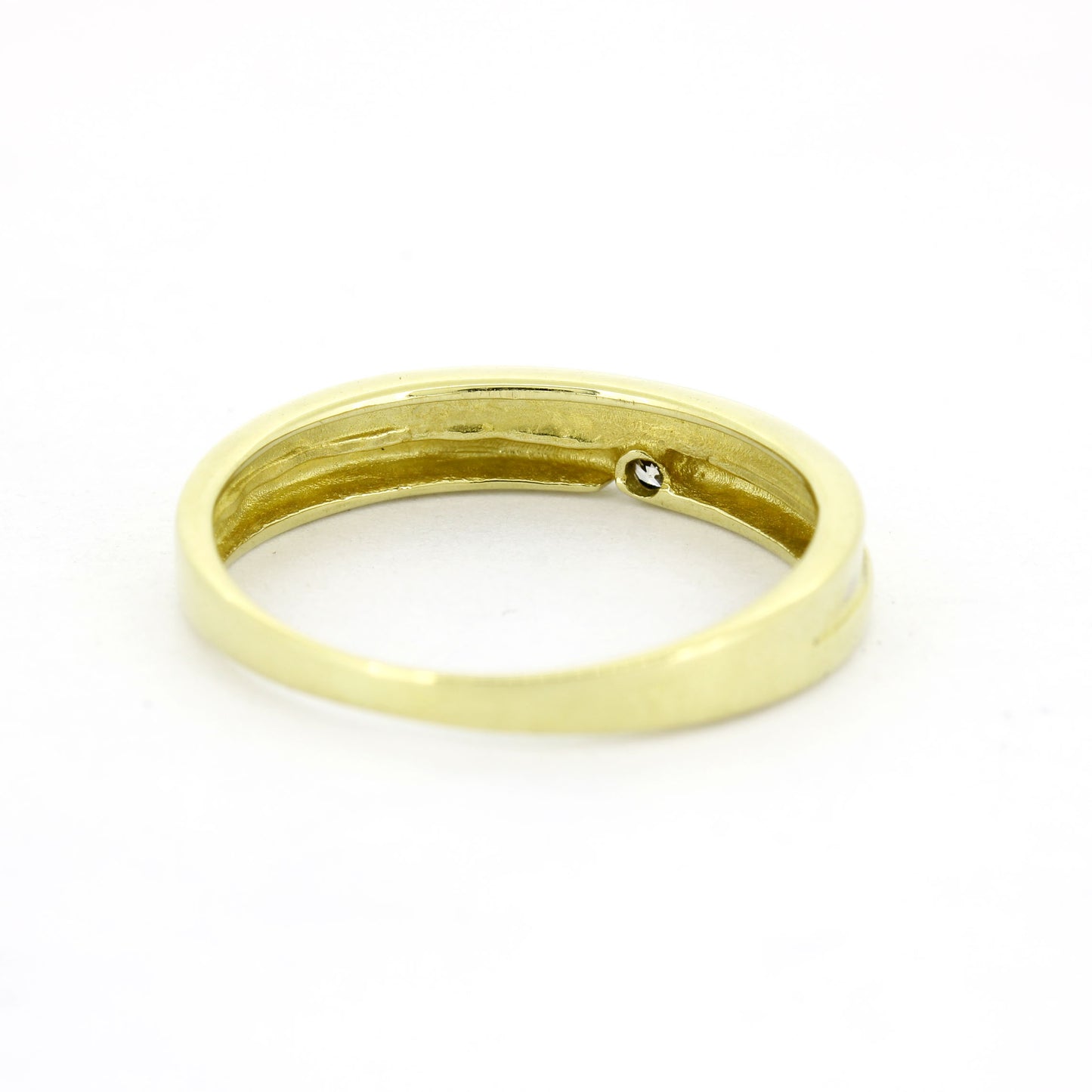 Ring 585 Gold 14 Kt Gelbgold - Brillanten 0,03 ct WSI - Wert 440,-