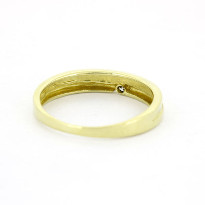 Ring 585 Gold 14 Kt Gelbgold - Brillanten 0,03 ct WSI - Wert 440,-