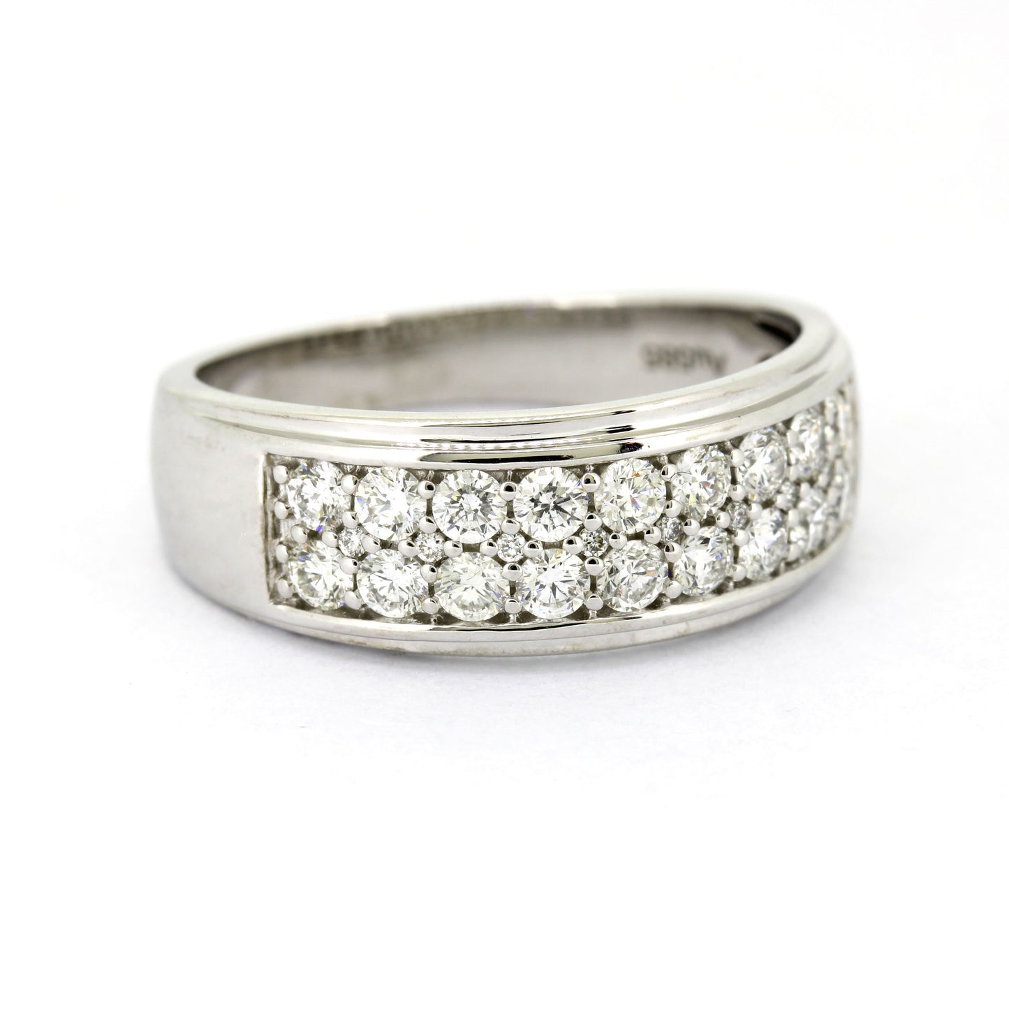 Diamant Ring 585 Weißgold 14 Kt - Brillanten ca. 0,72 ct - G-SI - Wert 2470,-