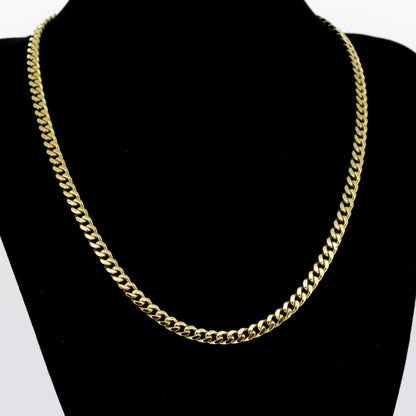 Kette 585 Gold Panzerkette 14 Karat Gelbgold 44 cm - 4,7mm Breit - Wert 7270,-
