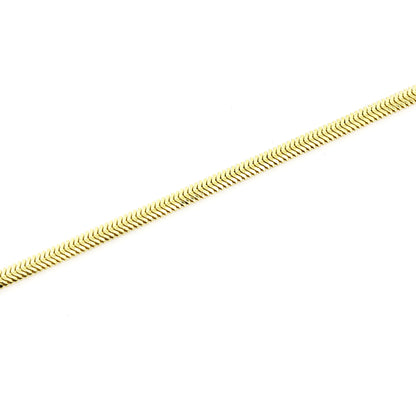 Schlangenkette 585 Gelbgold Kette 14 Kt - Länge: 50 cm - Wert 1300,-