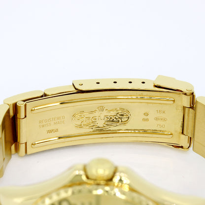 Rolex Yachmaster 18 Kt - 35 mm - Ref 168628 - White Dial- Automatik
