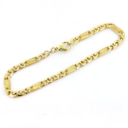 Armband 585 Gold 14 kt Gelbgold – 22 cm - Wert 2980,-