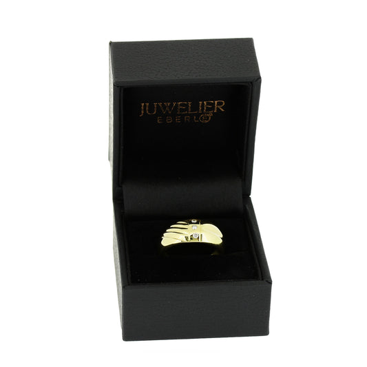Ring 750 Gold 18 kt Gelbgold - Brillanten 0,06 ct TW/SI - Wert 1300,-