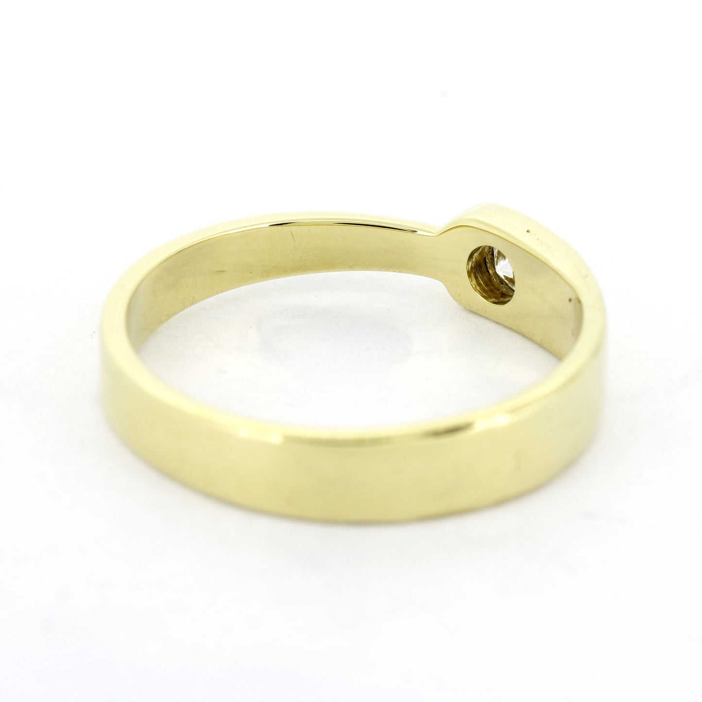 Ring 585 Gold 14 Kt Gelbgold - Brillant 0,15 ct TW/VS - Wert 1160,-