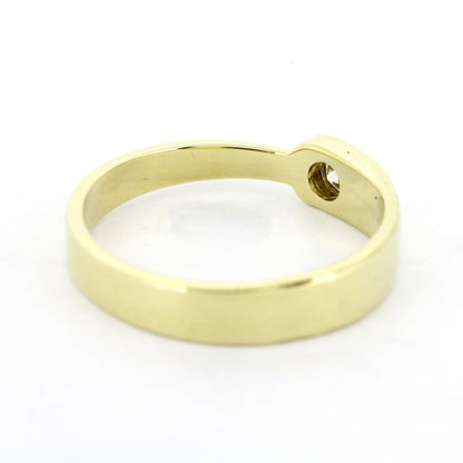 Ring 585 Gold 14 Kt Gelbgold - Brillant 0,15 ct TW/VS - Wert 1160,-