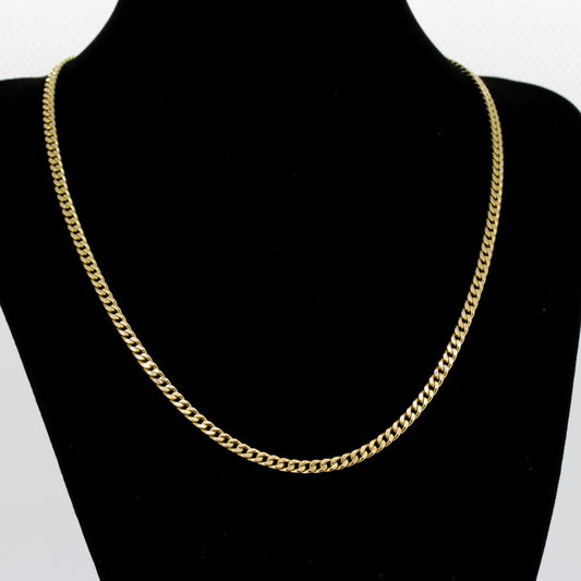 Kette 585 Gold Panzerkette 14 Karat Gelbgold 45 cm - Wert 2100,-