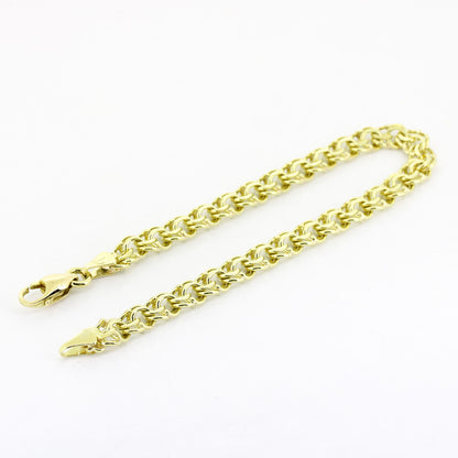 Armband 585 Gelbgold – 22 cm – 17,76 g – Breite 6,3 mm - Wert 3200,-