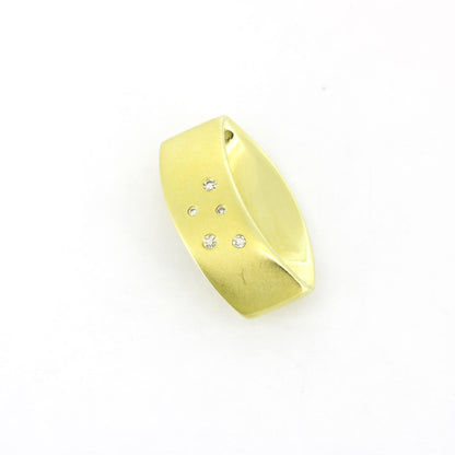 Anhänger 585 Gold 14 Kt Gelbgold - Diamanten- Wert 760,-