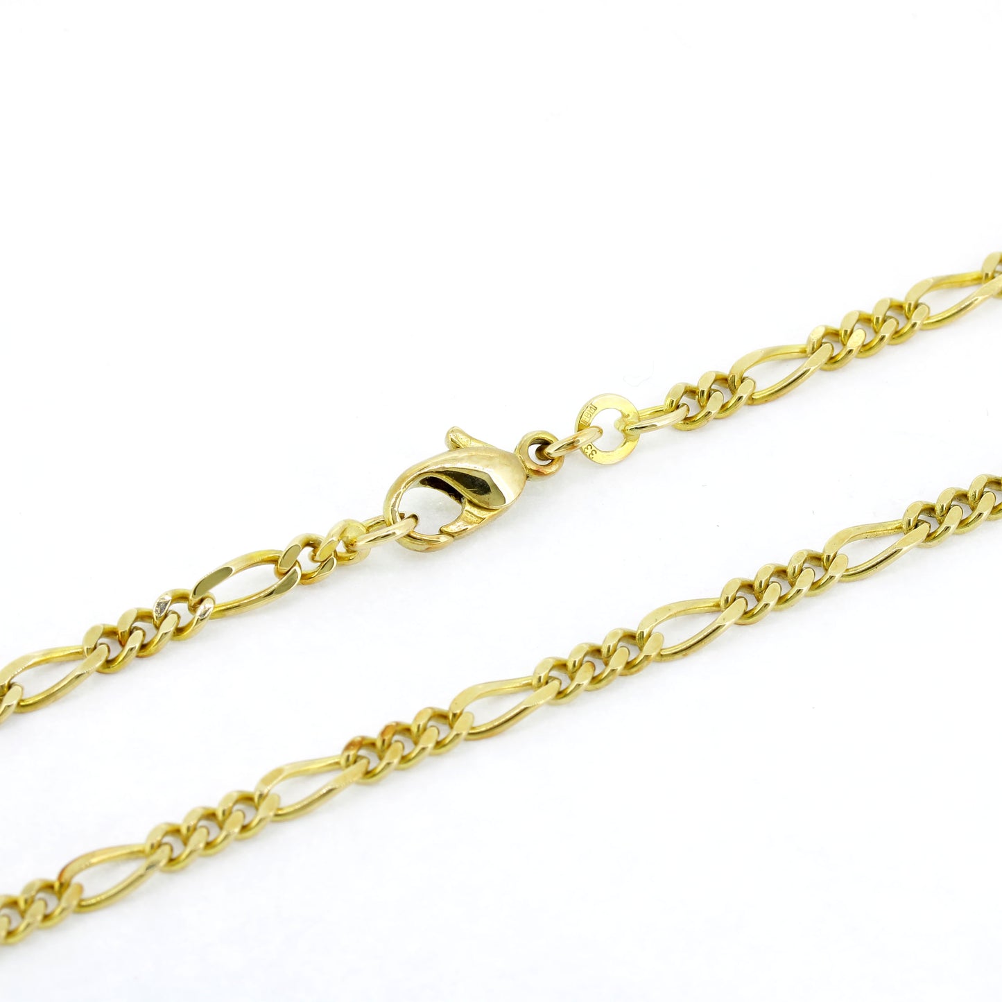Kette 333 Gold Figaro 8 Karat Gelbgold 43 cm lang