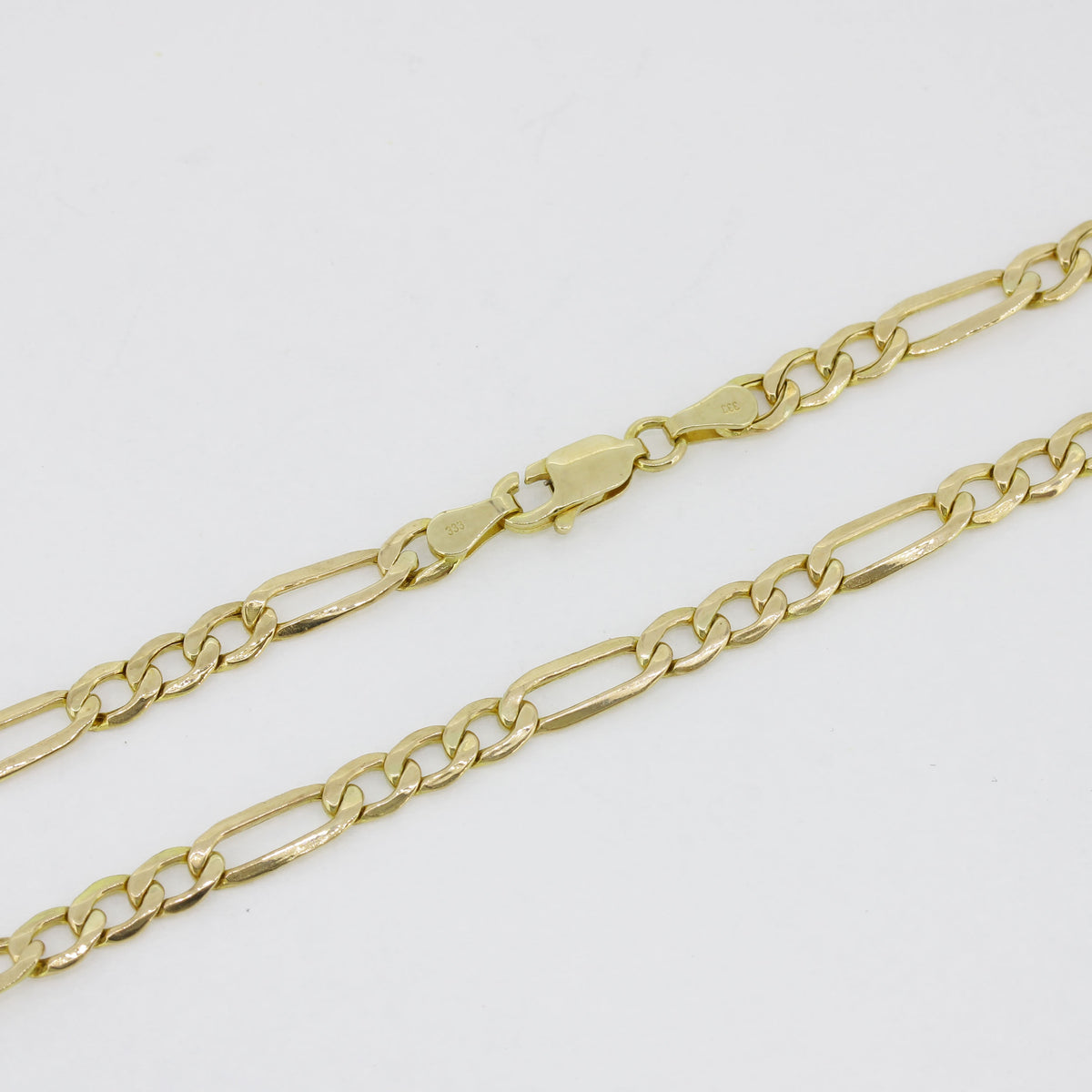 Kette 333 Gold Figarokette 8 Karat Gelbgold 60 cm - Wert 940,-