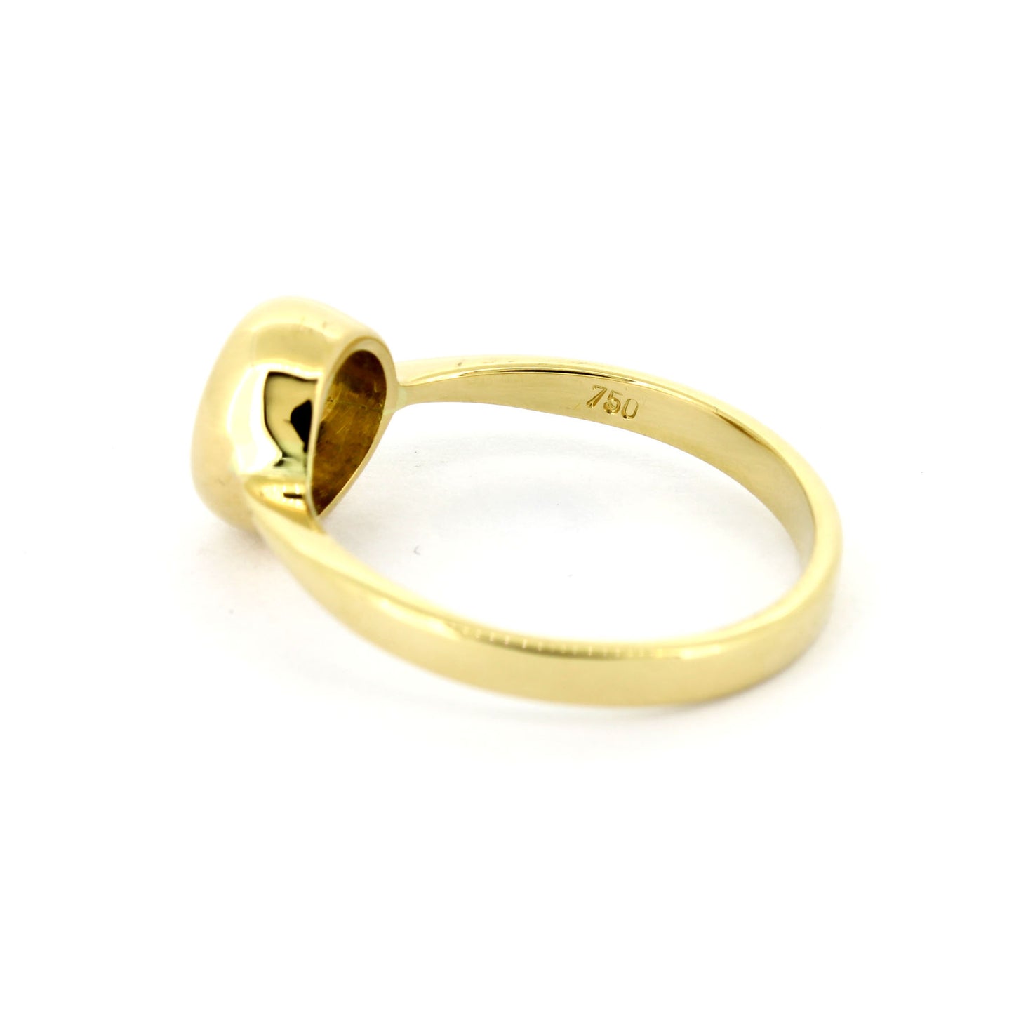 Ring 750 Gold 18 kt Gelbgold - 0,44 ct Brillanten TW/VS - Wert 2580,-