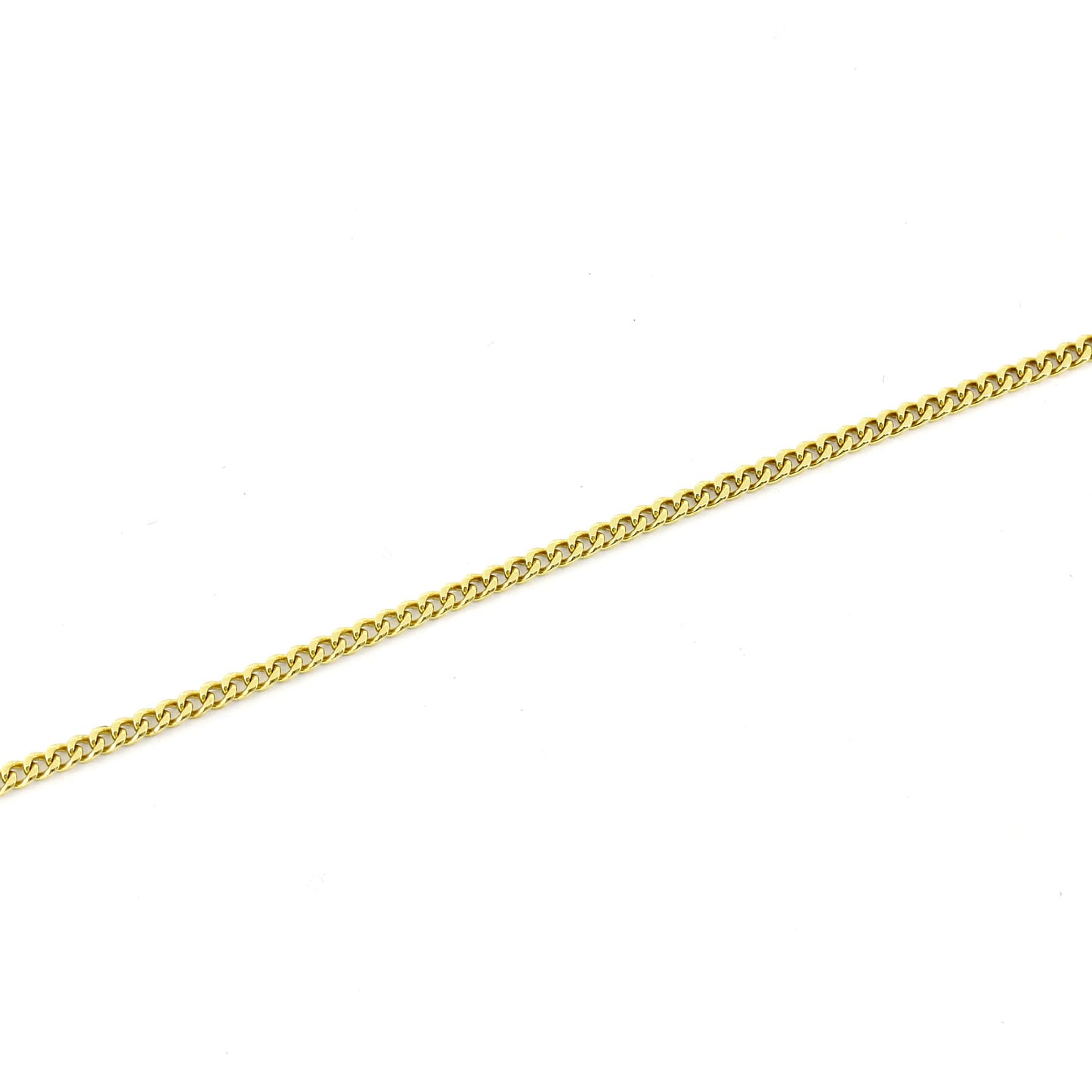 Panzerkette 585 Gold 14 kt Gelbgold - 46 cm lang - Wert 740,-