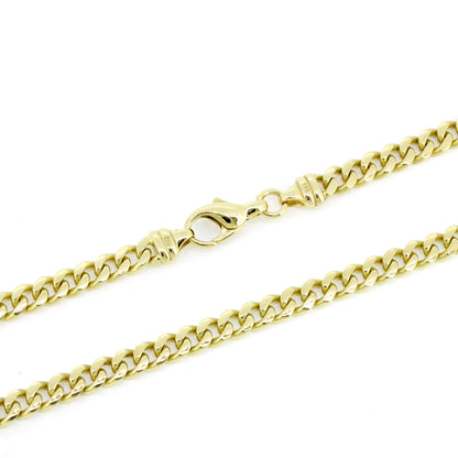 Kette 585 Gold Panzerkette 14 Karat Gelbgold 44 cm - 4,7mm Breit - Wert 7270,-