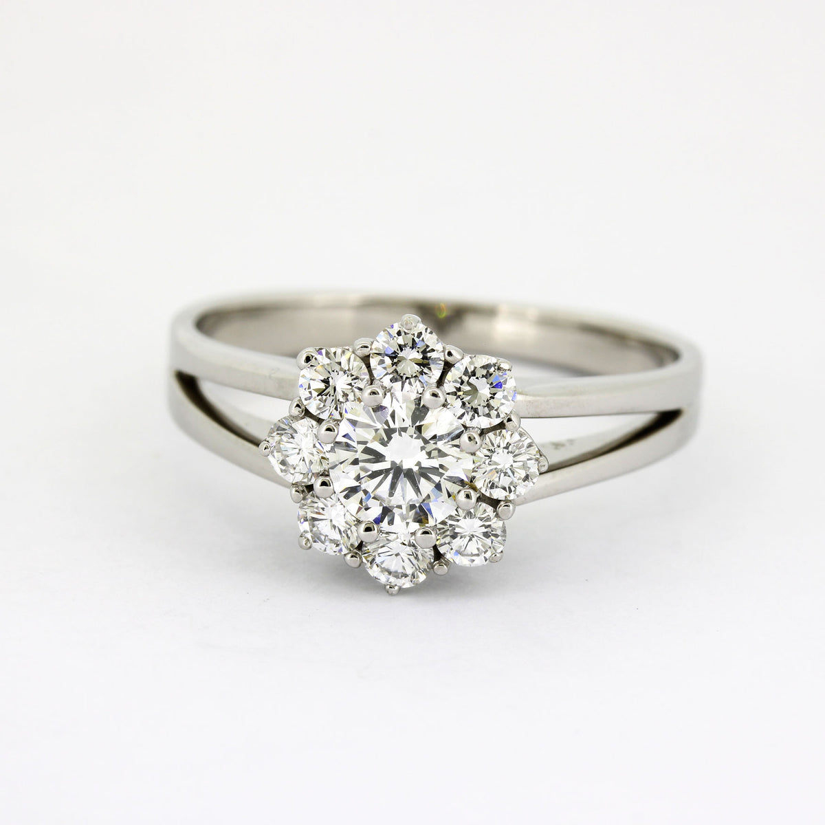 Brillant Ring 585 Gold 1,24 ct TW/ VVS1 - G62