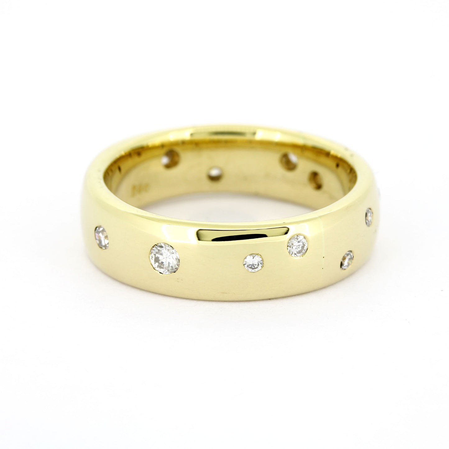 Ring 585 Gold 14 Kt Gelbgold Brillanten ca. 0,16 ct - Wert 1320,-