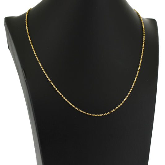 Kette 585 Gold 14 kt Gelbgold - 51 cm lang - Wert 640,-