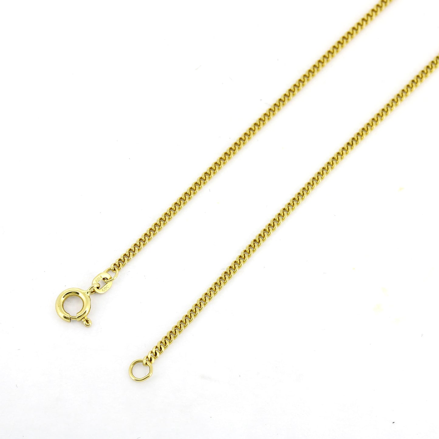 Panzerkette 585 Gold 14 kt Gelbgold - 46 cm lang - Wert 740,-