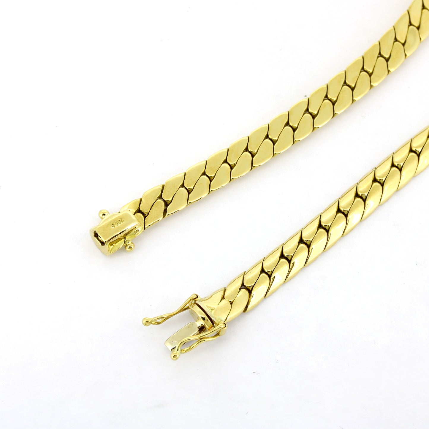 Collier 750 Gold 18 kt - Brillant 1,0 ct TW/VS - 42 cm lang - Wert 12800,-