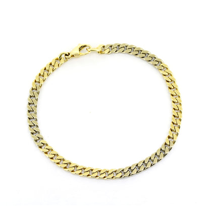 Panzerarmband 585 Gold 14 kt – 20 cm – Breite 4,7 mm - Wert 2400,-