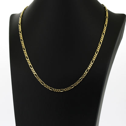 Figaro Kette 585 Gold 14 kt Gelbgold - 45 cm lang - Wert 2020,-