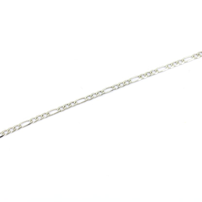 Figaro Kette 585 Gold 14 kt Weißgold - 67 cm lang - Wert 1530,-