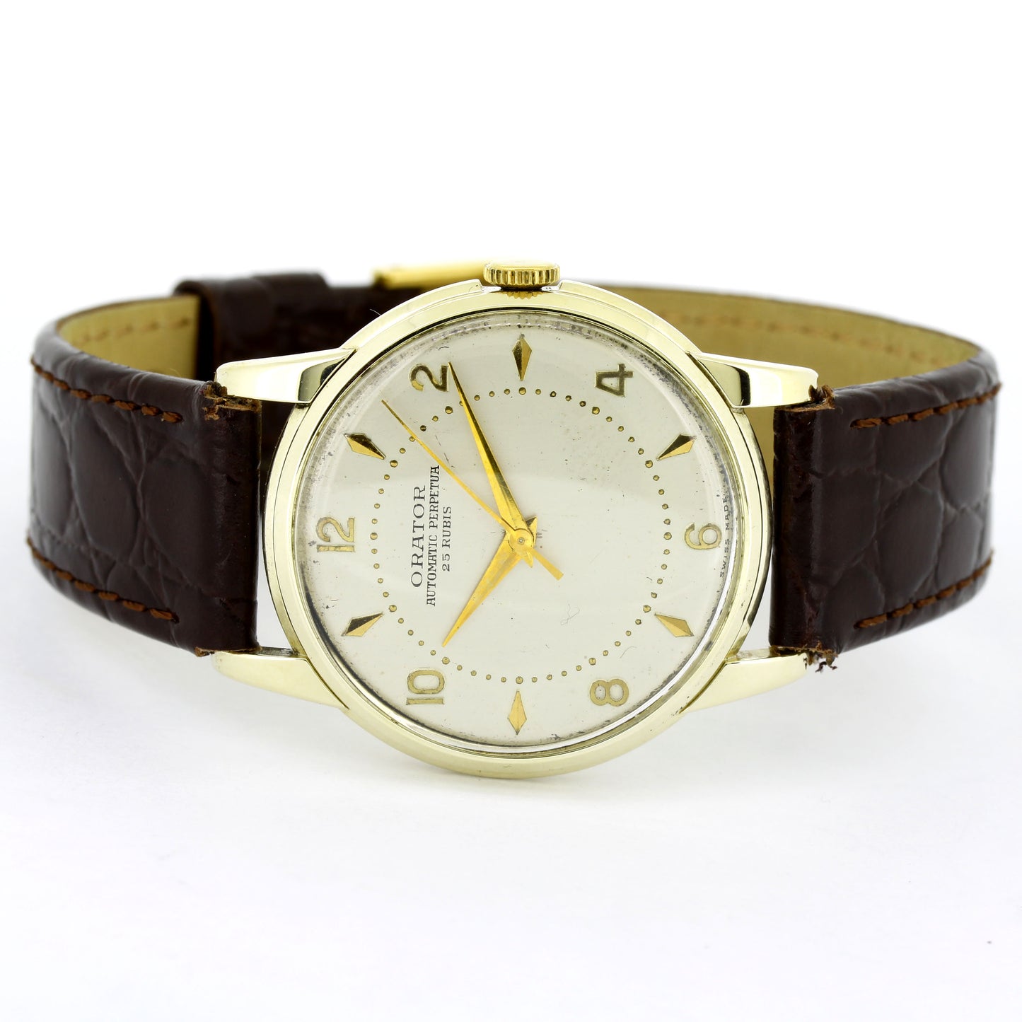 Orator Uhr Automatik 585 Gold 14 kt Gelbgold Herrenuhr