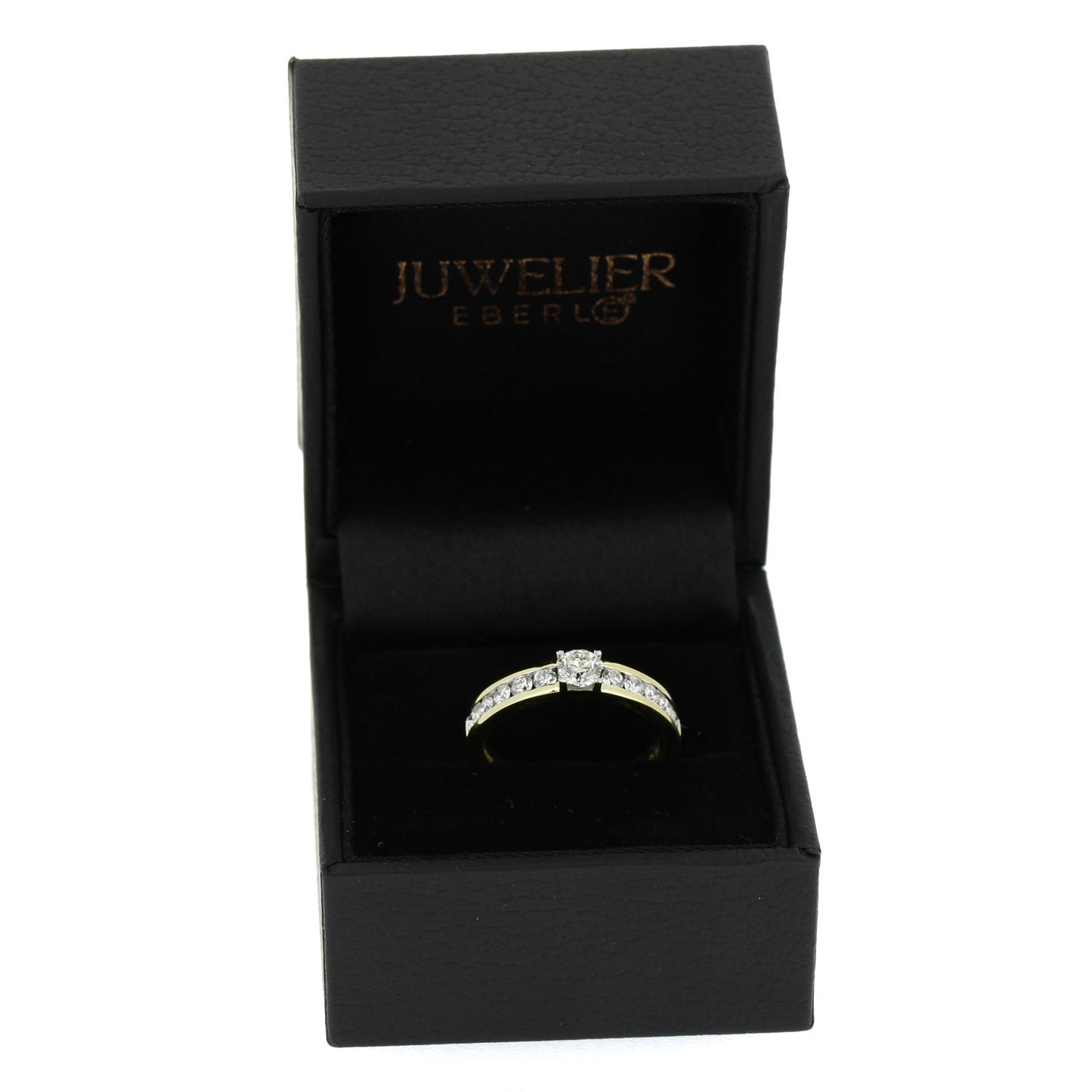 Ring 585 Gold 14 kt Gelbgold - Brillanten 0,75 ct W/SI - Wert 2450,-