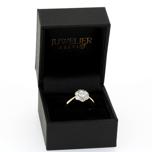 Ring 585 Gold 14 Kt – Brillanten ges. ca. 0,87 ct - Wert 2480,-
