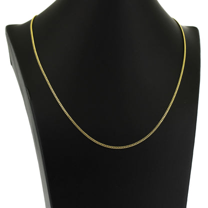Panzerkette 585 Gold 14 kt Gelbgold - 46 cm lang - Wert 740,-