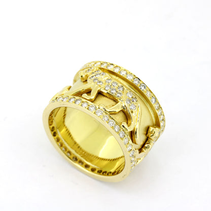 Ring 750 Gold 18 Kt - Brillanten 1,10 ct G - SI - Wert 3000,-