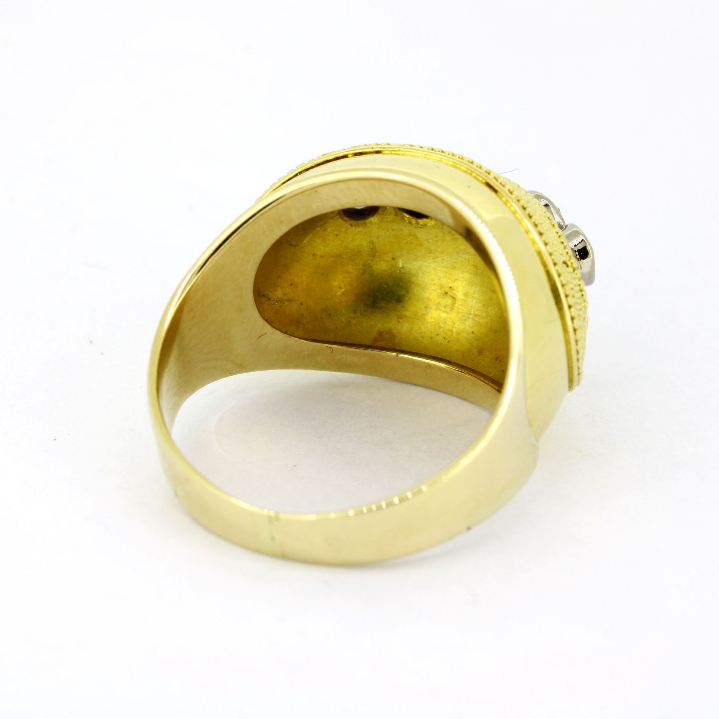 Ring 585 Gold 14 Kt - 5 Diamanten ca. 0,36 ct H - SI - Wert 1850,-