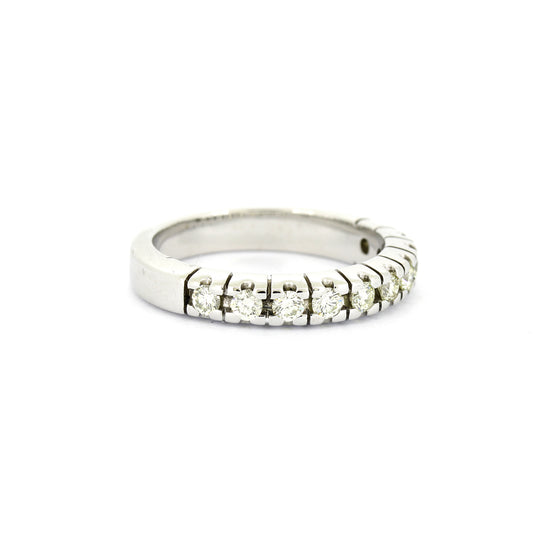 Ring 585 Gold 14 kt Weißgold - 0,50 ct Brillanten W/SI - Wert 1700,-
