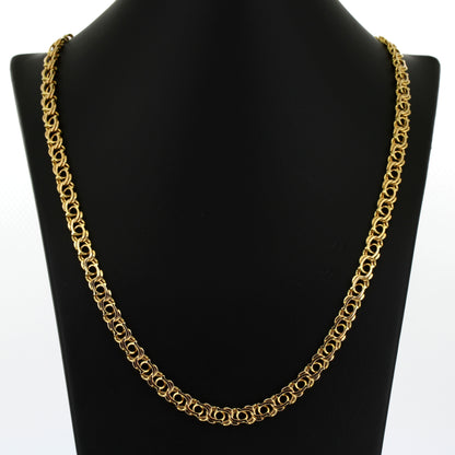 Garibaldi Kette 585 Gold Bismarck Kette 14kt Rotgold - 58 cm lang - Wert 5230,-