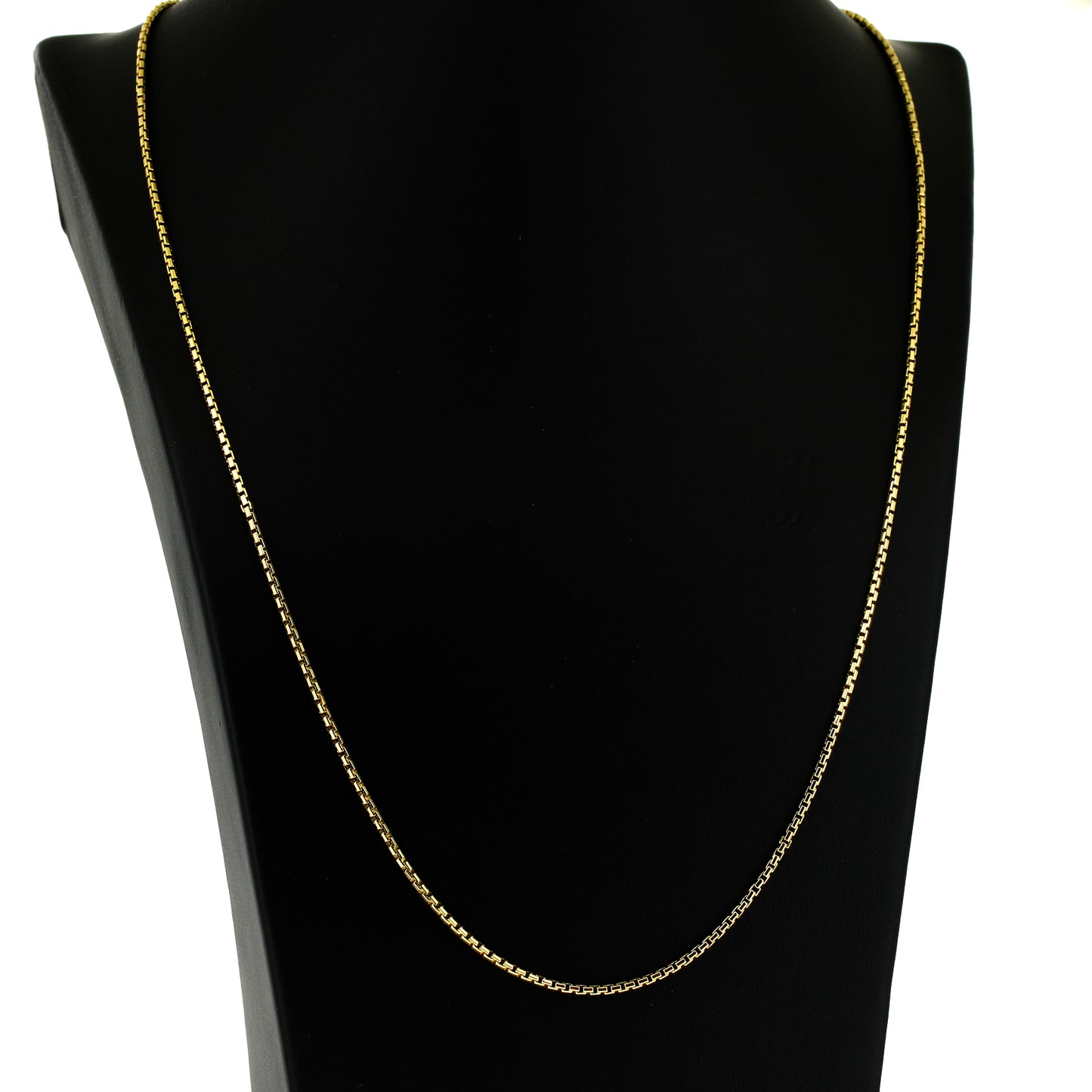 Venezia Kette 750 Gold 18 kt Gelbgold - 57 cm lang - Wert 2100,-
