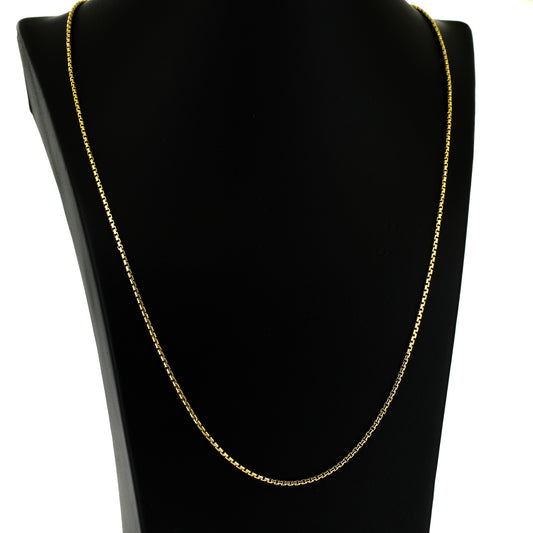 Venezia Kette 750 Gold 18 kt Gelbgold - 57 cm lang - Wert 2100,-