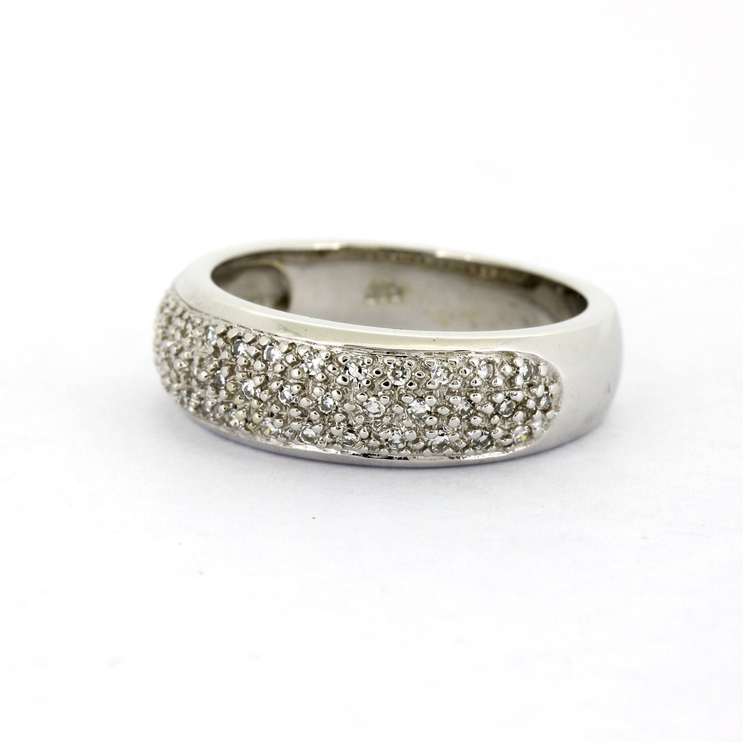 Diamant Ring 585 Gold 14 kt Weißgold ca. 0,40 ct - Wert 1500,-