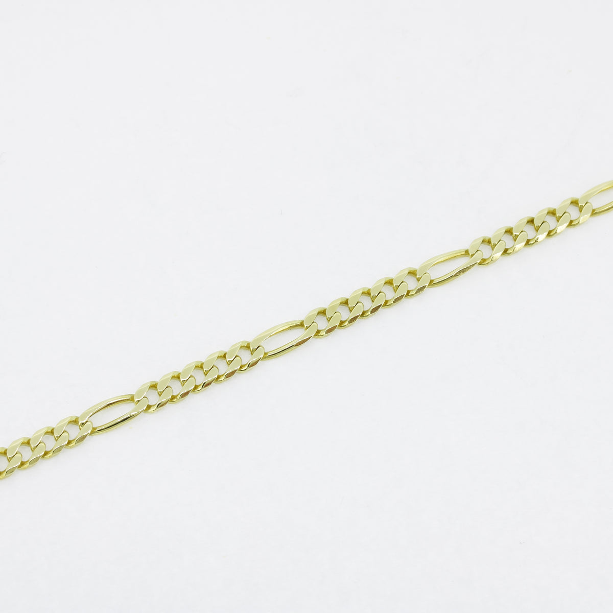 Armband 585 Gold Figaro 14 Karat Gelbgold 21 cm - Wert 1440,-